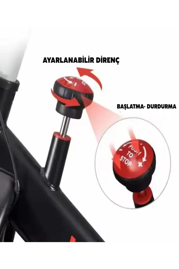 Kondisyon Bisikleti Spor Koşu Egzersiz Bisikleti Spin Bike Dikey Ev Bisikleti